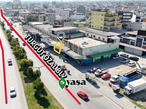 TURGUT ÖZAL BULVARI'NDA HAL KARŞISI SATILIK DÜKKAN 
